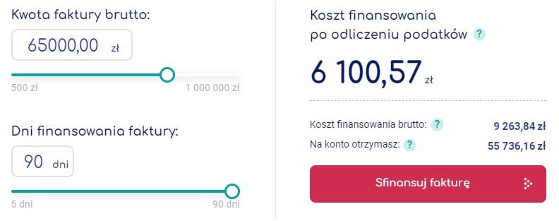 Finansowanie pojedynczych faktur w SMEO