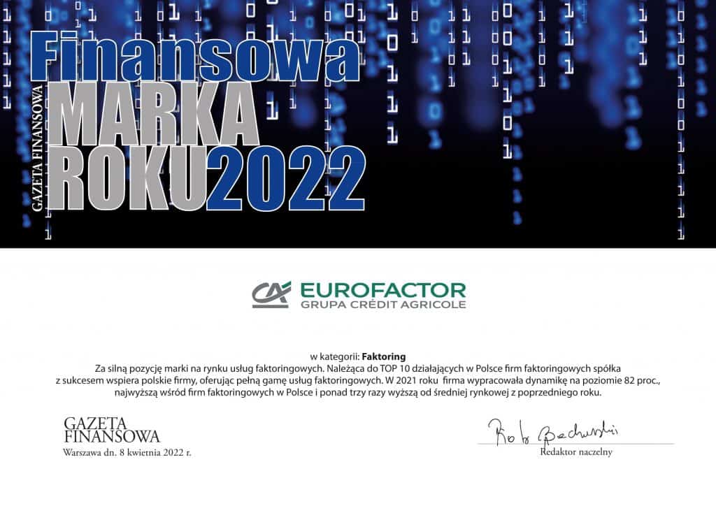 Nagroda dla Eurofactor