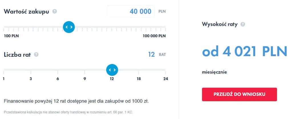 Kalkulator kosztu faktoringu odwrotnego w PragmaGO