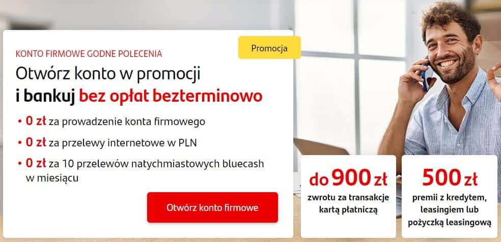 Konto Firmowe Godne Polecenia Santander w promocji