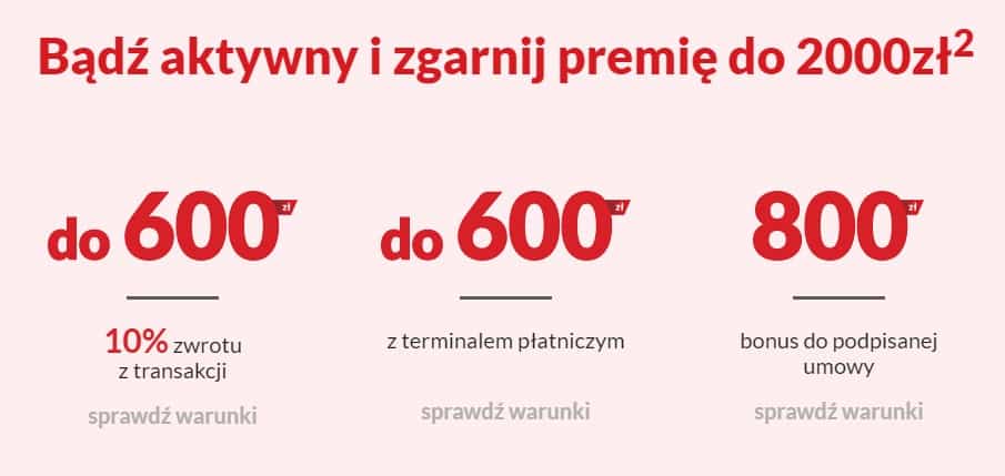 Premie za aktywne bankowanie w Pekao